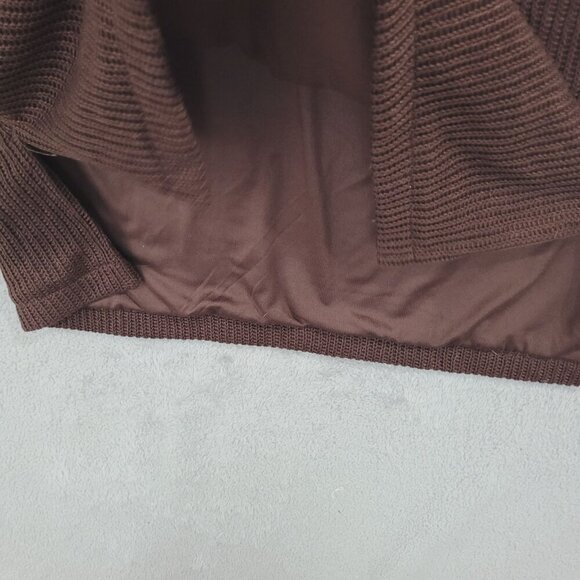 NEW Mondetta Collared Long Sleeve Dress Made  EcoVero Fabric Small Ribbed// 25CT - Picture 8 of 9